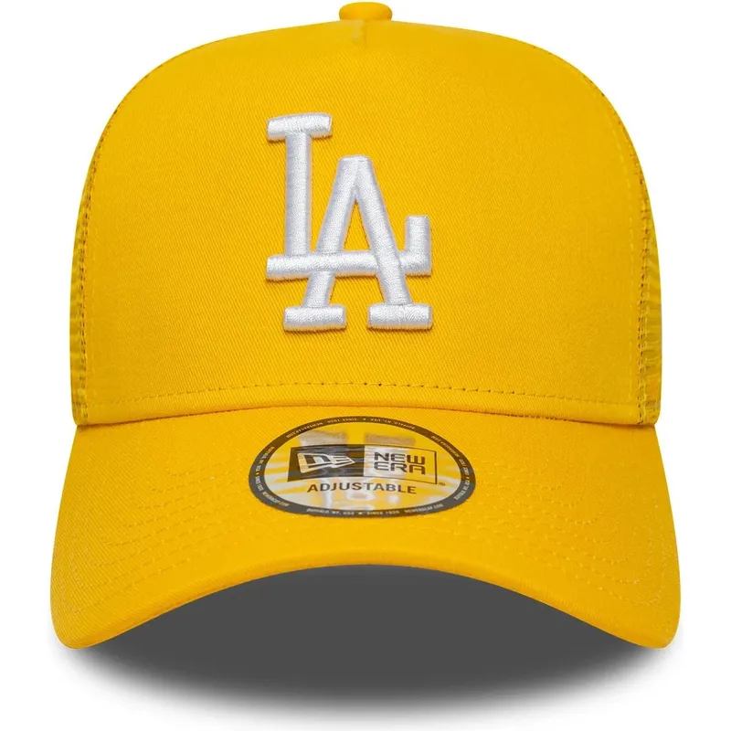 gul-truckerkeps-a-frame-league-essential-los-angeles-dodgers-mlb-fran-new-era