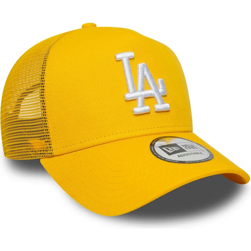 gul-truckerkeps-a-frame-league-essential-los-angeles-dodgers-mlb-fran-new-era