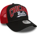 czapka-trucker-czarno-czerwona-e-frame-script-chicago-bulls-nba-od-new-era