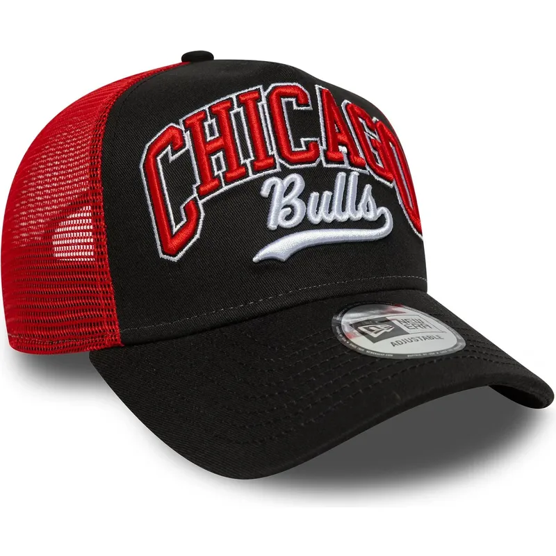 czapka-trucker-czarno-czerwona-e-frame-script-chicago-bulls-nba-od-new-era