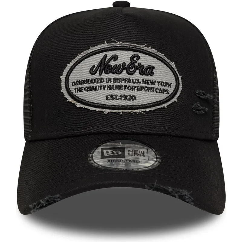 epci-curbata-negru-snapback-a-frame-oval-distress-patch-de-new-era