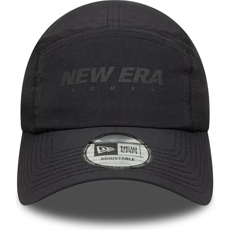 cappellino-curvo-nero-regolabile-runner-tech-di-new-era