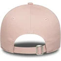 casquette-courbee-rose-ajustable-pour-femme-avec-logo-blanc-9forty-league-essential-new-york-yankees-mlb-new-era