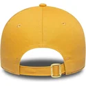 casquette-courbee-jaune-ajustable-pour-femme-9forty-metallic-logo-los-angeles-dodgers-mlb-new-era
