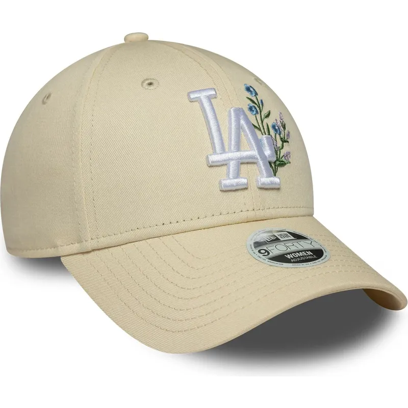 epci-curbata-bej-reglabila-9forty-floral-icon-de-los-angeles-dodgers-mlb-de-new-era