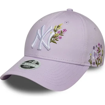 New Era New York Yankees MLB 9FORTY Floral Icon justerbar...