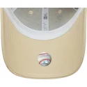 justerbar-beige-bojd-keps-for-kvinnor-9forty-beaded-new-york-yankees-mlb-fran-new-era