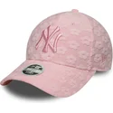 epci-curbata-roz-reglabila-9forty-floral-towelling-de-new-york-yankees-mlb-de-new-era