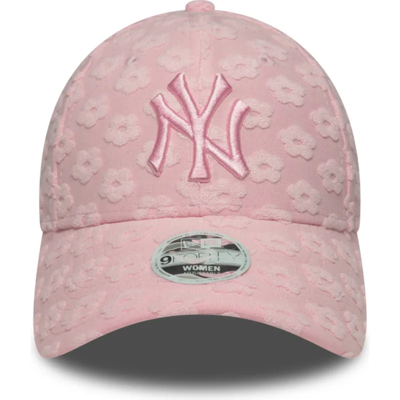 epci-curbata-roz-reglabila-9forty-floral-towelling-de-new-york-yankees-mlb-de-new-era