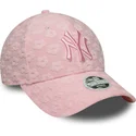 epci-curbata-roz-reglabila-9forty-floral-towelling-de-new-york-yankees-mlb-de-new-era