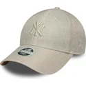 epci-curbata-bej-reglabila-9forty-woven-de-new-york-yankees-mlb-de-new-era