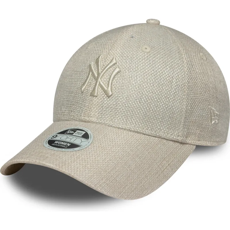 epci-curbata-bej-reglabila-9forty-woven-de-new-york-yankees-mlb-de-new-era