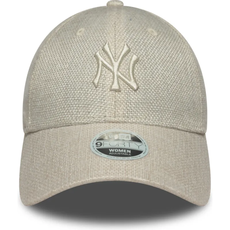 epci-curbata-bej-reglabila-9forty-woven-de-new-york-yankees-mlb-de-new-era