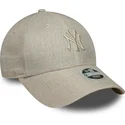 epci-curbata-bej-reglabila-9forty-woven-de-new-york-yankees-mlb-de-new-era