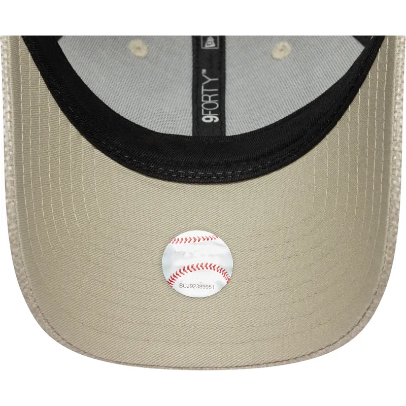 epci-curbata-bej-reglabila-9forty-woven-de-new-york-yankees-mlb-de-new-era