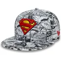 epci-plata-negru-snapback-pentru-copii-9fifty-all-over-print-de-superman-dc-comics-de-new-era