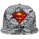 epci-plata-negru-snapback-pentru-copii-9fifty-all-over-print-de-superman-dc-comics-de-new-era