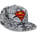 epci-plata-negru-snapback-pentru-copii-9fifty-all-over-print-de-superman-dc-comics-de-new-era