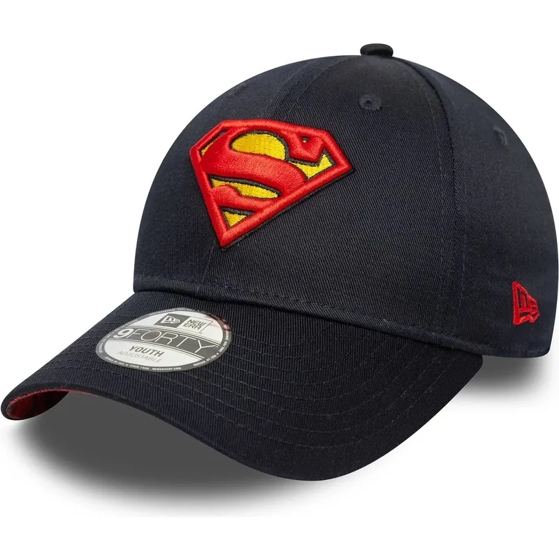 epci-curbata-bleumarin-reglabila-pentru-copii-9forty-all-over-print-de-superman-dc-comics-de-new-era