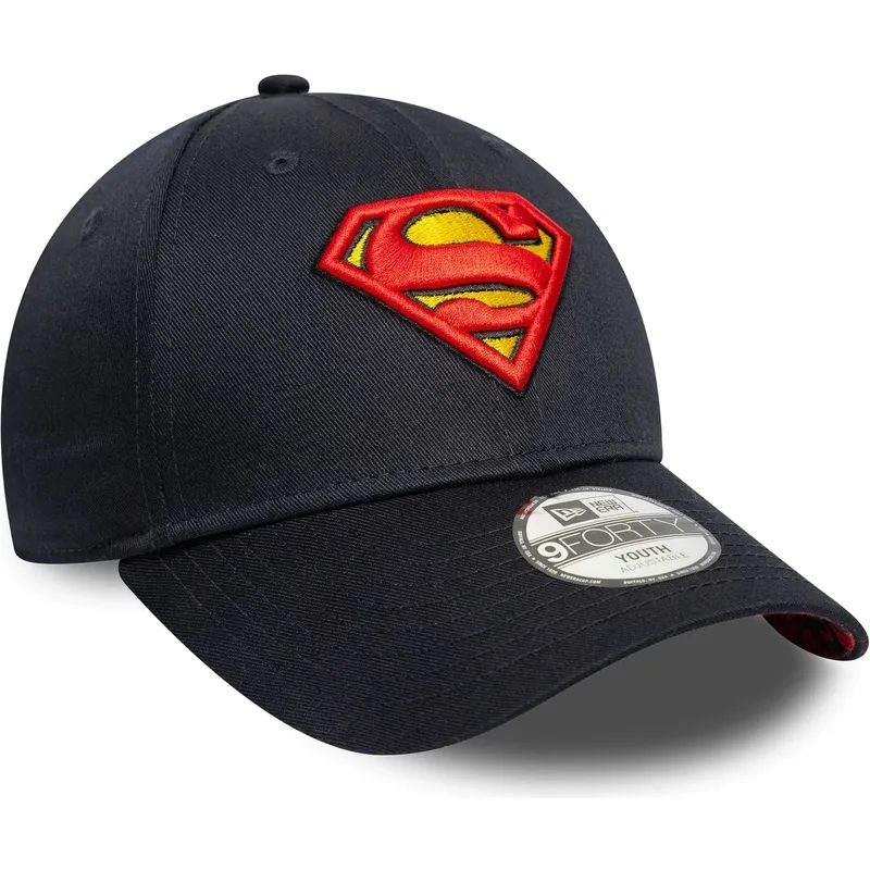 epci-curbata-bleumarin-reglabila-pentru-copii-9forty-all-over-print-de-superman-dc-comics-de-new-era
