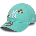 casquette-courbee-verte-ajustable-pour-enfant-9forty-animal-icon-new-york-yankees-mlb-new-era
