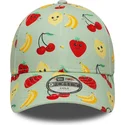 casquette-courbee-verte-ajustable-pour-enfant-9forty-all-over-print-fruit-new-era