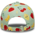 casquette-courbee-verte-ajustable-pour-enfant-9forty-all-over-print-fruit-new-era