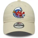 bojd-beige-justerbar-keps-for-barn-9twenty-surf-crew-fran-new-era