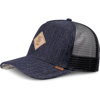 Cap curbată navy blue snapback de Djinns