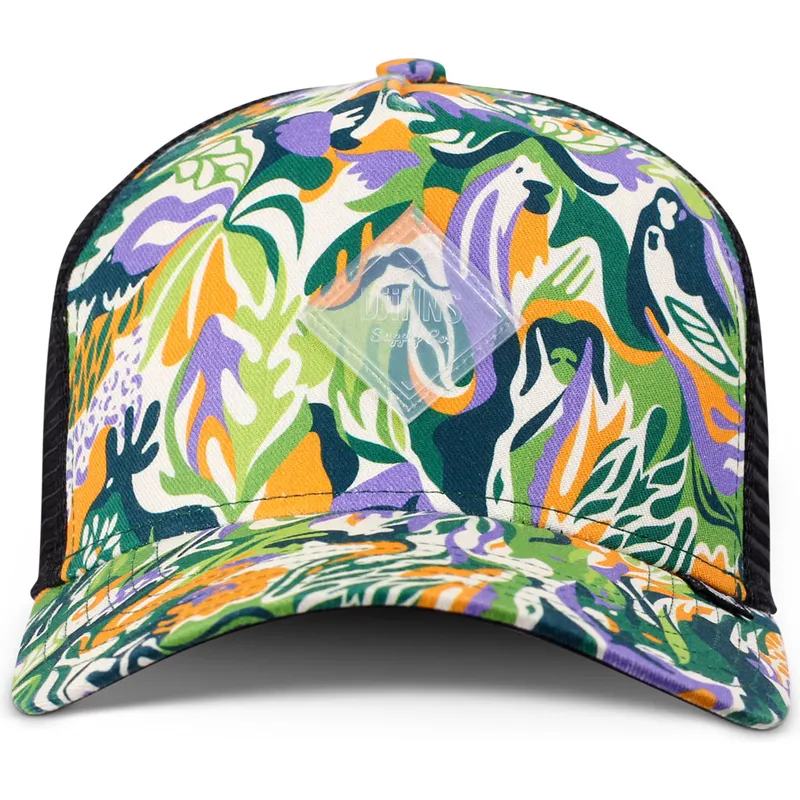 trucker-cap-mehrfarbig-hft-hawaiian-animals-von-djinns