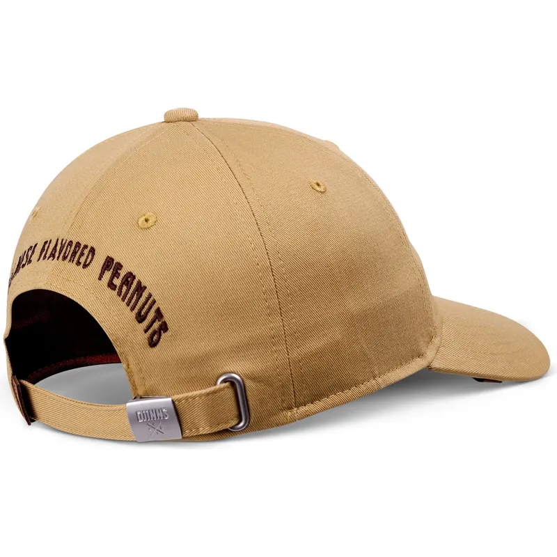 cappello-regolabile-marrone-con-visiera-curva-dad-hat-nut-di-djinns