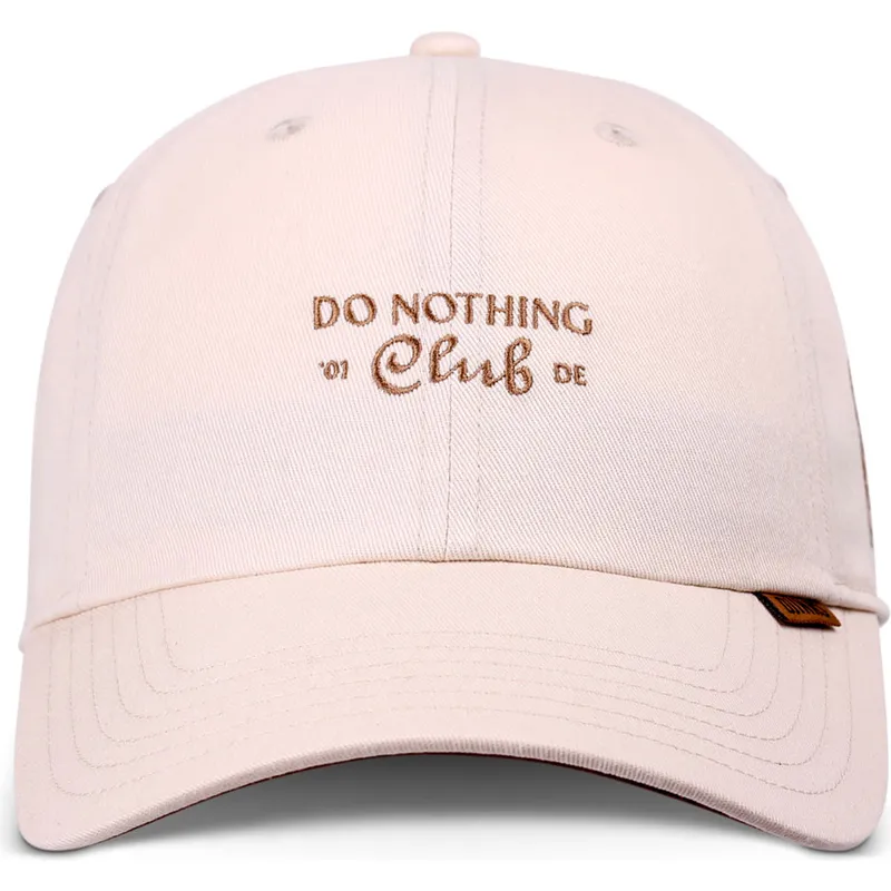 verstellbare-beige-gebogene-kappe-do-nothing-club-dnc-bathing-girl-von-djinns