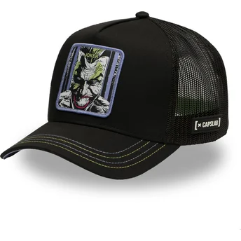 Cappellino trucker nero Joker DC8 JOK DC Comics di Capslab