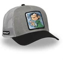 casquette-trucker-grise-gaston-lagaffe-gas-capslab
