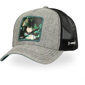 Trucker Cap grau Izuku Midoriya Deku MHA DEK My Hero Academia von Capslab