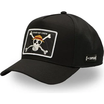 Svart truckerkeps Straw Hat Pirates OP5 FLA One Piece från Capslab