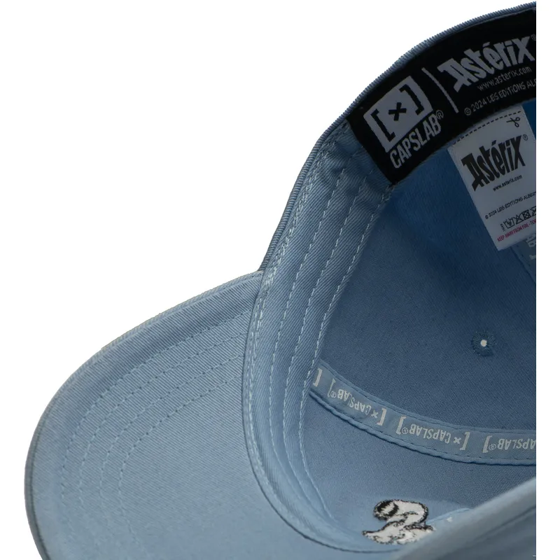 blaue-verstellbare-curved-cap-idefix-ast1-ide-asterix-der-gallier-von-capslab