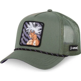 Casquette trucker verte Son Goku Ultra Instinct DBS6 ULT Dragon Ball Capslab
