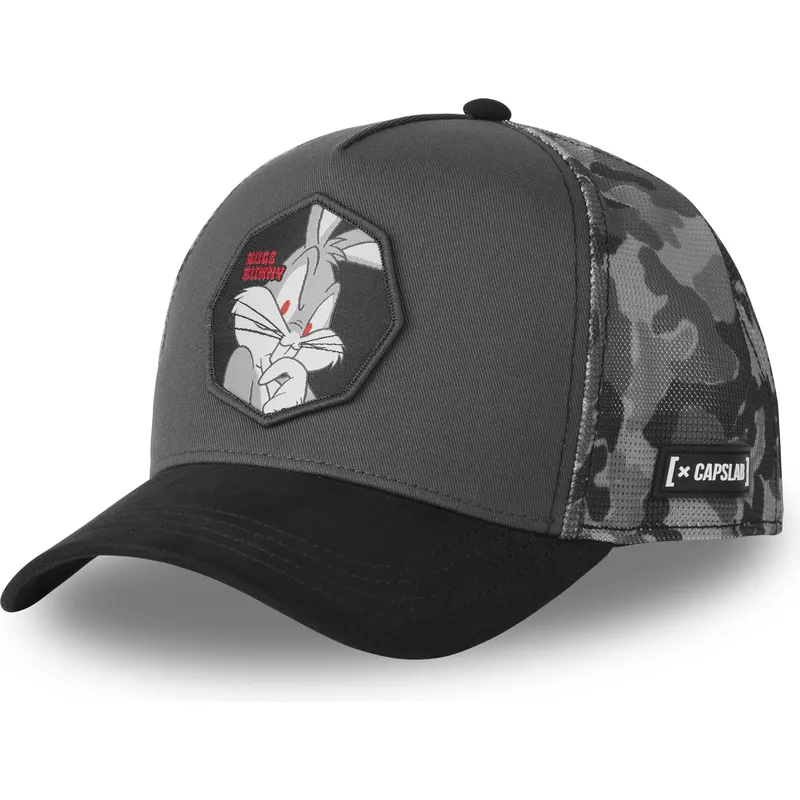 cappellino-trucker-grigio-bugs-bunny-loo11-bug-looney-tunes-di-capslab