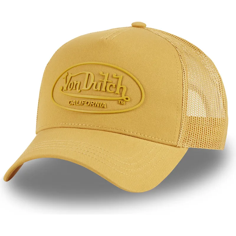 cap-curbata-yellow-snapback-de-von-dutch