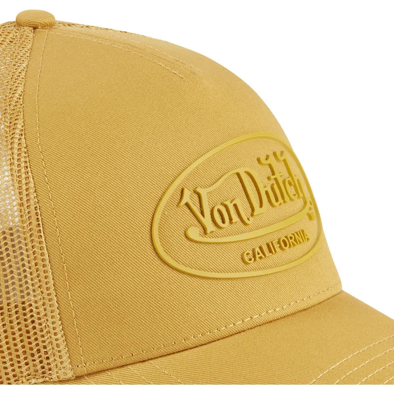 cap-curbata-yellow-snapback-de-von-dutch