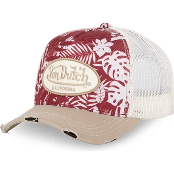 Șepci curbată roșu snapback PRINT03 de Von Dutch
