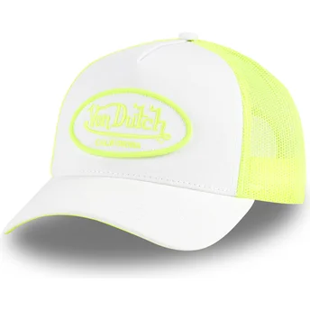 Cap curbată yellow snapback de Von Dutch