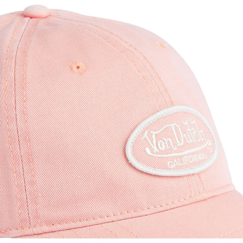 cappellino-visiera-curva-rosa-chiaro-regolabile-log03-cd-di-von-dutch