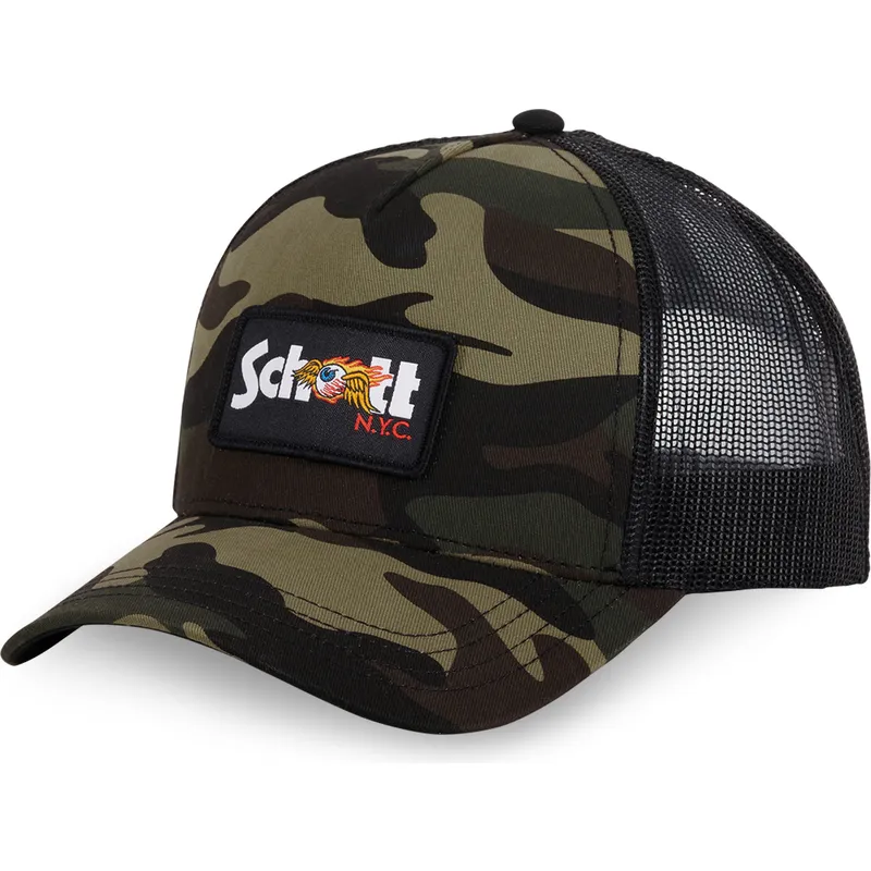 trucker-army-von-dutch-x-schott-nyc