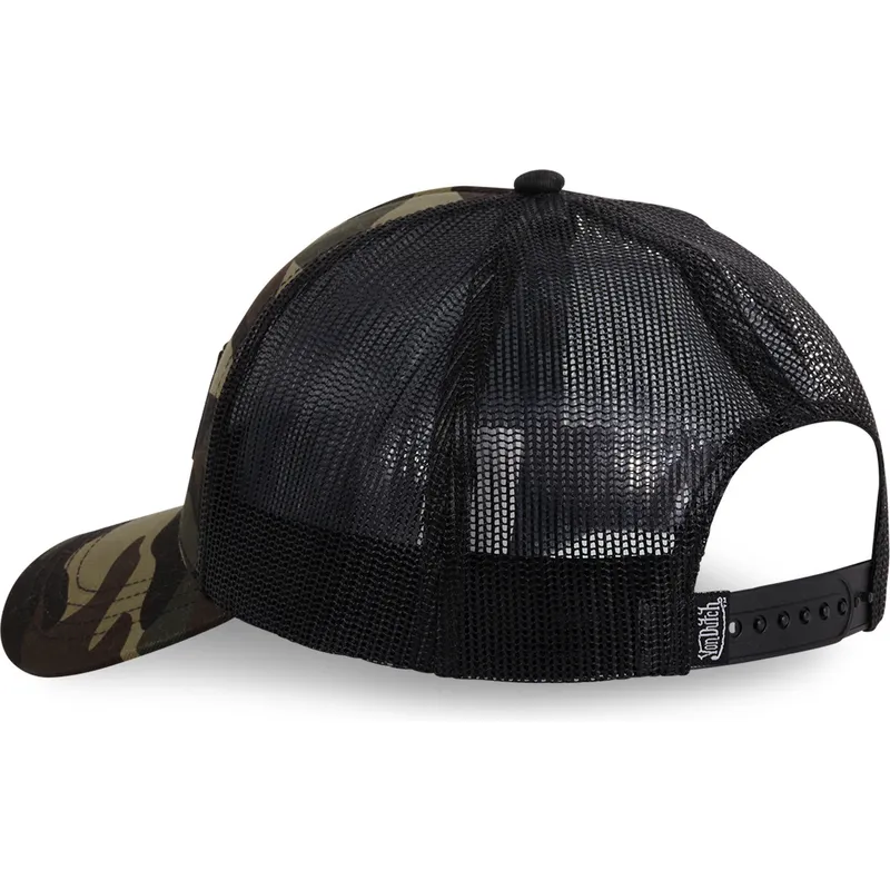gorra-trucker-camo-army-fran-von-dutch-x-schott-nyc