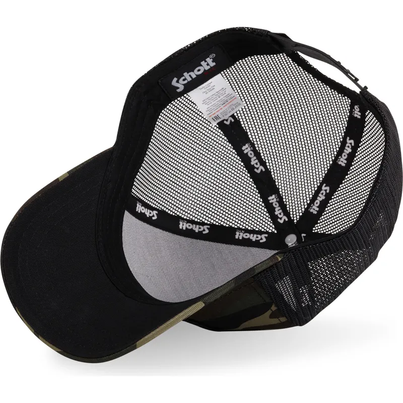 gorra-trucker-camo-army-fran-von-dutch-x-schott-nyc
