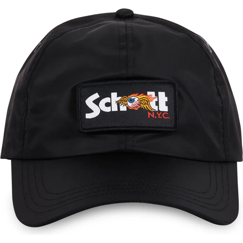 cappello-nero-regolabile-con-visiera-curva-jet-nr-di-von-dutch-x-schott-nyc