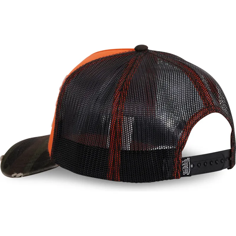cap-curbata-orange-snapback-de-von-dutch