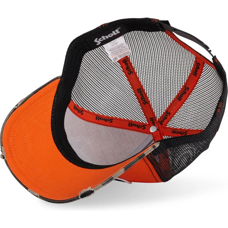 cap-curbata-orange-snapback-de-von-dutch